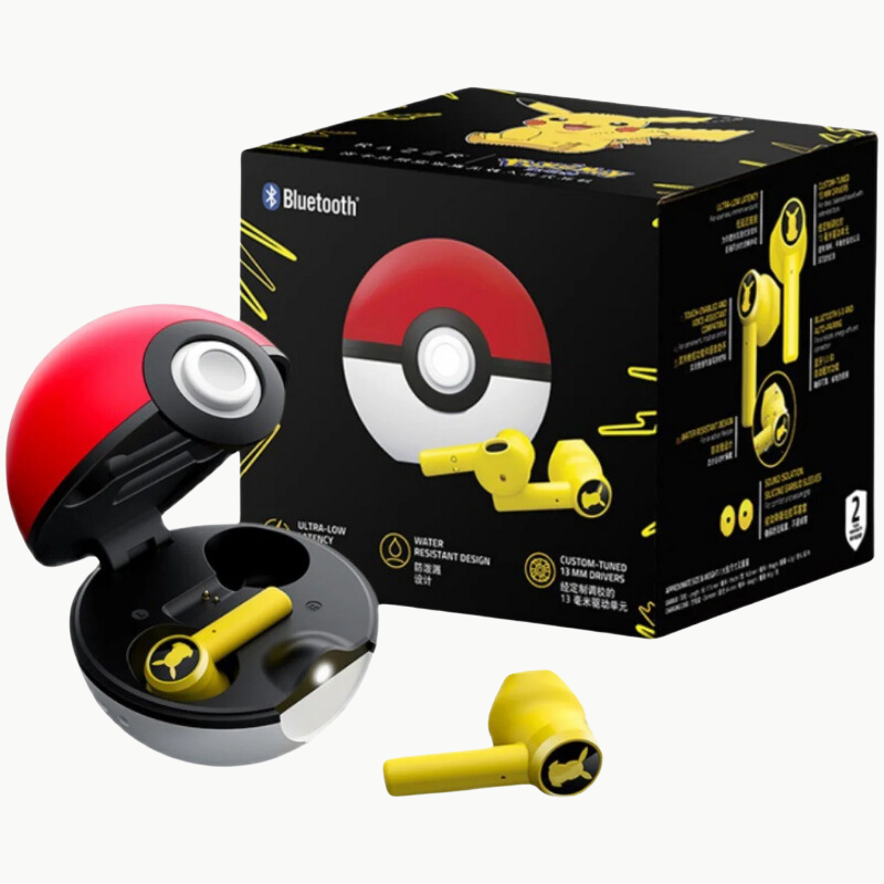 Pokéfone Pikachu - Fone sem fio Bluetooth