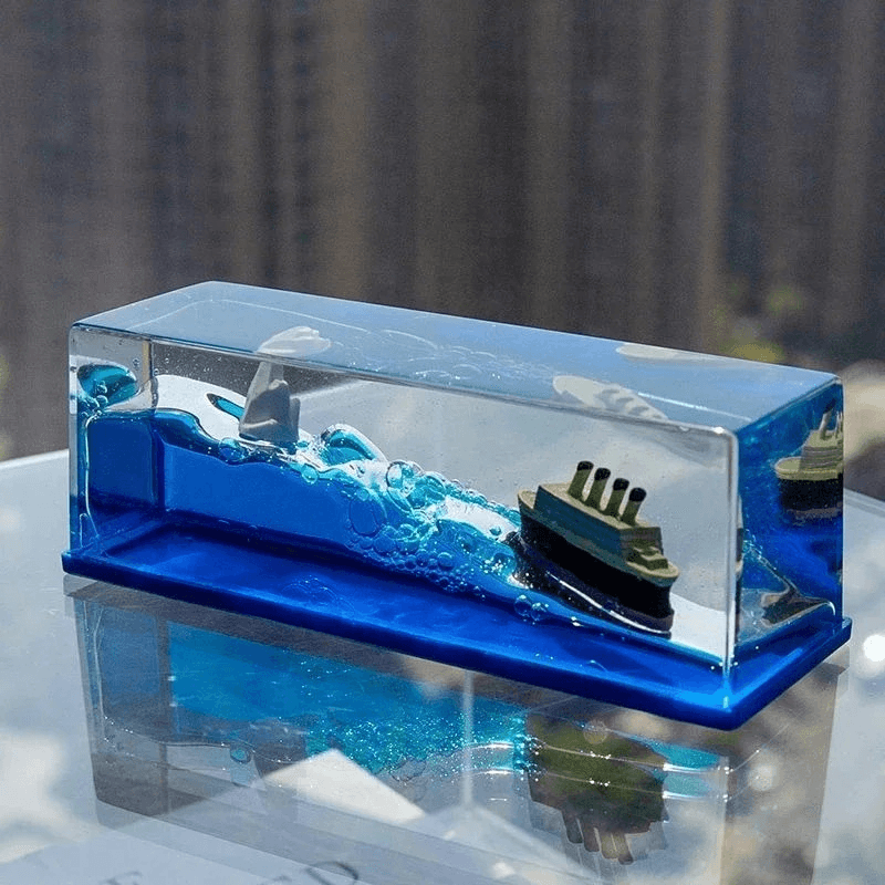 Navio decorativo ondas - TITANIC - Stopnow