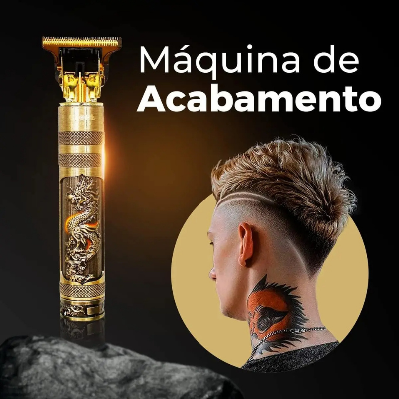 Máquina de Corte e Barba - Dragão Profissional