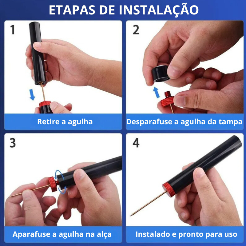 Abridor de vinho pneumático - Air Pump